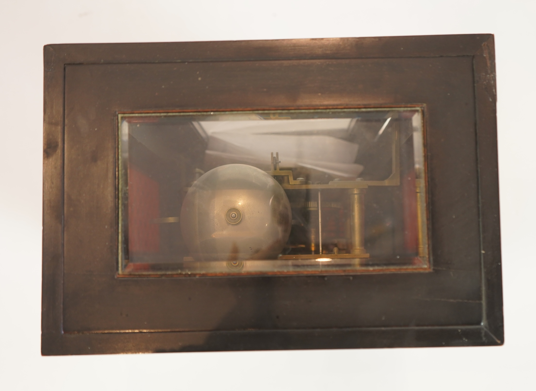 A mid 19th century ebonised and cut brass double fusee bracket clock by James McCabe, Royal Exchange, London
